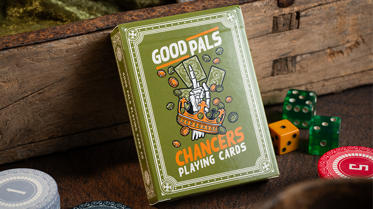 Chancers V3 Green (Marked) Playing Cards - Good Pals