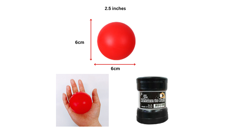 Return Ball (Red, 2.5) - JL Magic