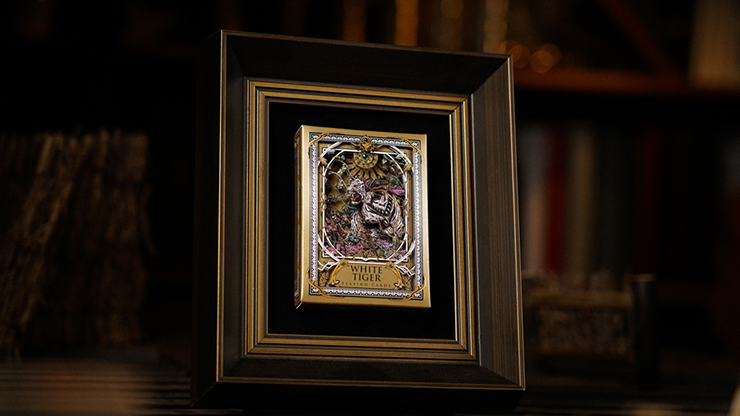 White Tiger Luxury Frame - Ark Playing Cards