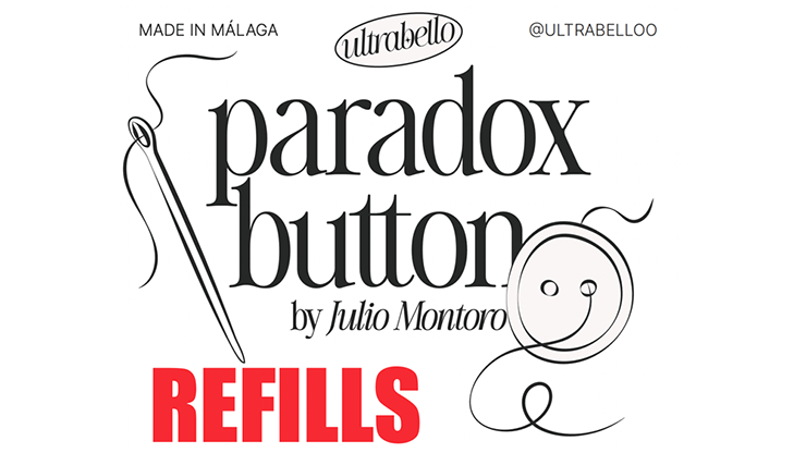 Paradox Button Refill (10 buttons + 1 envelope) - Julio Montoro and Ultrabello