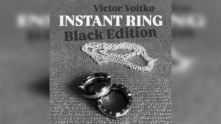 Instant Ring (silver/black, Size 10) - Viktor Voitko