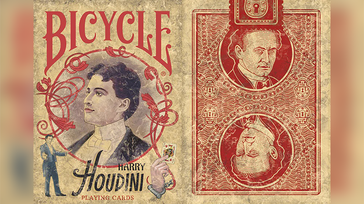 Bicycle Harry Houdini Playing Cards - Collectible Playing Cards