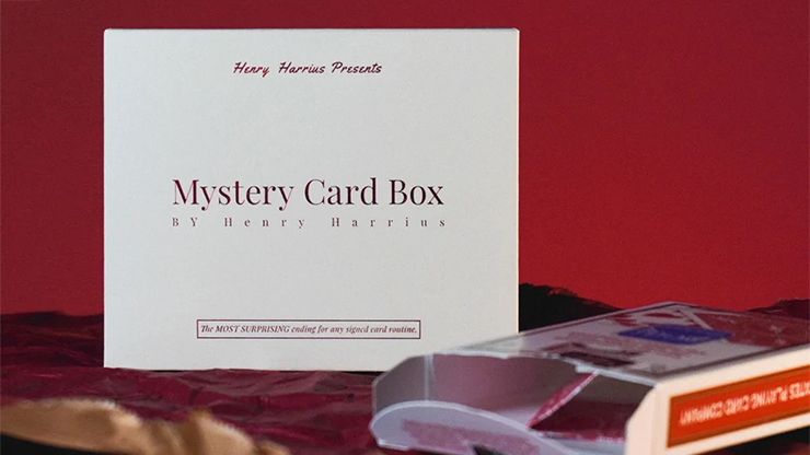 Mystery Card Box (Red) - Henry Harrius