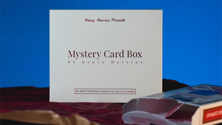 Mystery Card Box (Blue) - Henry Harrius