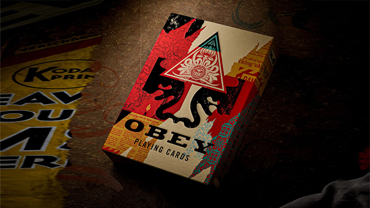 Obey Collage Edition Playing Cards - theory11