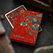 Plastic Paisley Poker Red Playing Cards - Dutch Card House Company