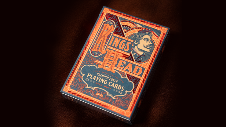King's Head (Blue & Red) Playing Cards  by Joker and the Thief