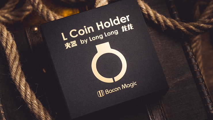 L Holder (Single Jumbo Coin 2.7-3.2) by Long Long & Bacon Magic