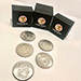 Expanded Shell Eisenhower Dollar (plus 4 Regular Coins) by Tango Magic