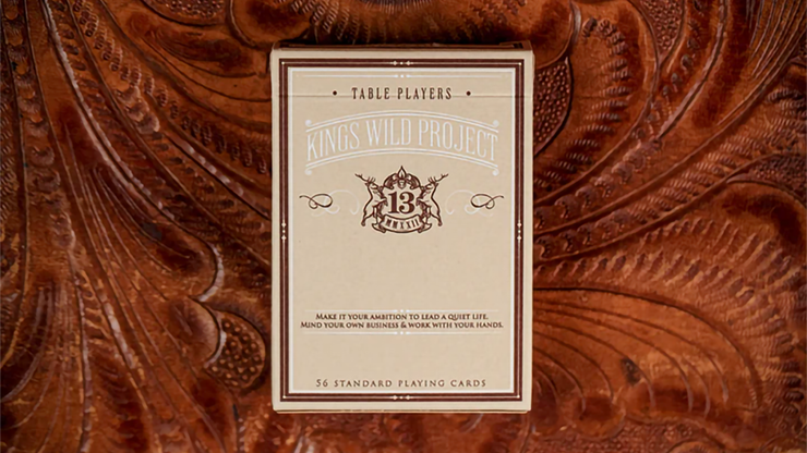 Limited No.13 Table Players Vol.13 Playing Cards - Kings Wild Project