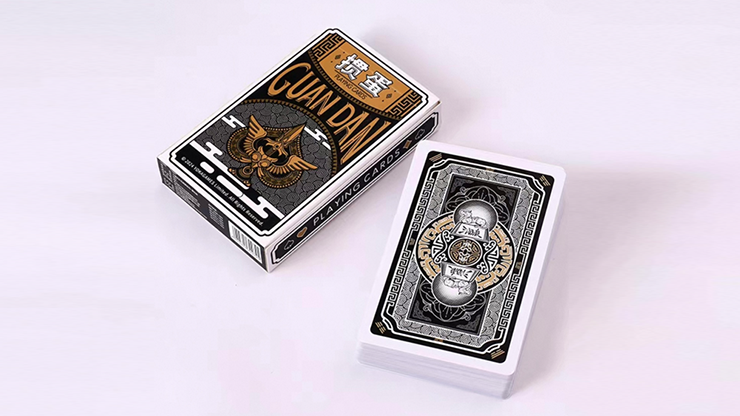GUAN DAM Warriors of the Three Kingdoms (Black) Playing Cards - YOKAGAME