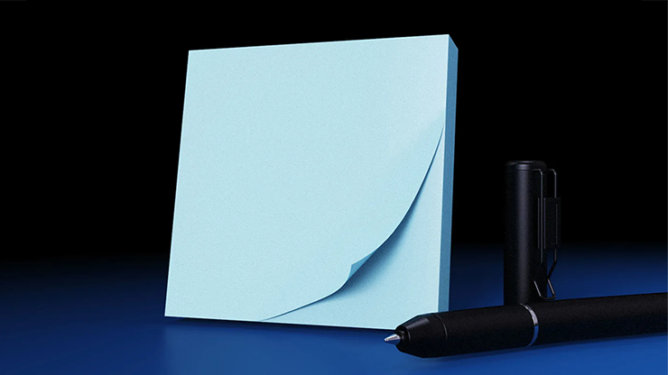 The Iarvel Magic PostIt Pad (Blue) - Iarvel Magic