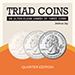 Triad Coins (Quarter) by Joshua Jay and Vanishing Inc.