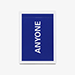 Cap Logo (Navy) ANYONE Playing Cards