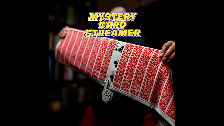 Mystery Card Streamer (Red 6 of Clubs) - PlayTime Magic DEFMA Mystery Card Streamer (Red 6 of Clubs) - PlayTime Magic DEFMA