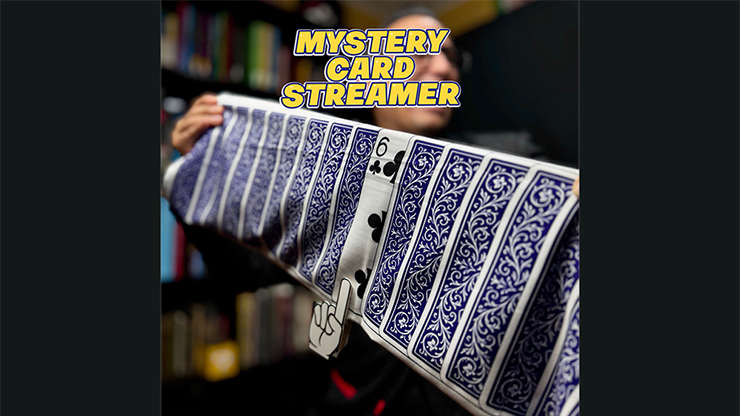Mystery Card Streamer (Blue 6 of Clubs) - PlayTime Magic DEFMA Mystery Card Streamer (Blue 6 of Clubs) - PlayTime Magic DEFMA