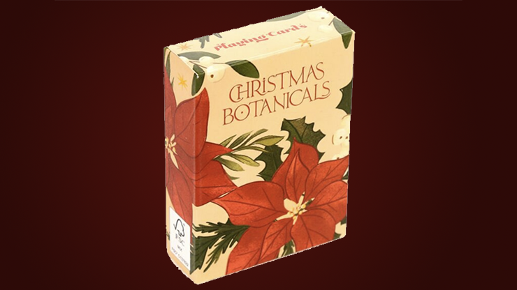 Christmas Botanicals Playing Cards - Puckator UK