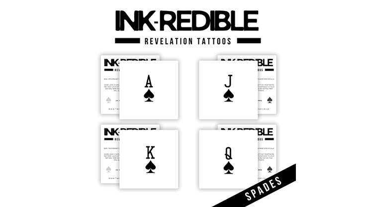 InkRedible Revelation Tattoos (Spades) - Twisted Minds