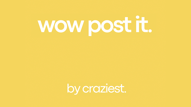 WOW Postit - Craziest