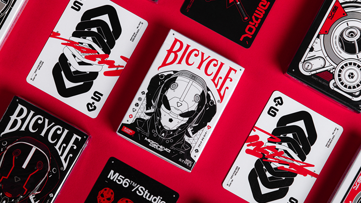 Bicycle Machine56 RTYPE/3 White Playing Cards - RunIt Decks
