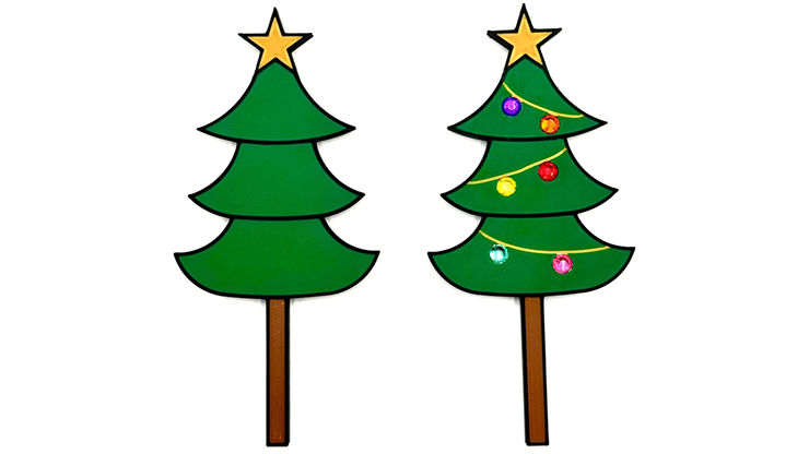 Christmas Tree Paddle Set - HP Creations & Ed Alonzo