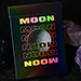 Moon (Black Holo) Playing Cards