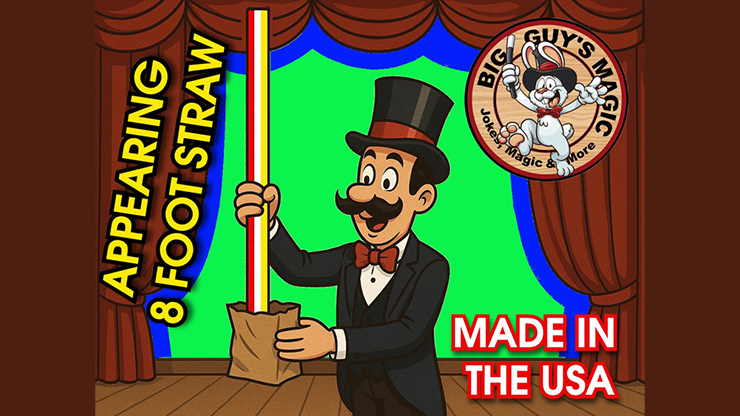 Appearing Straw  8 Foot By Big Guys Magic