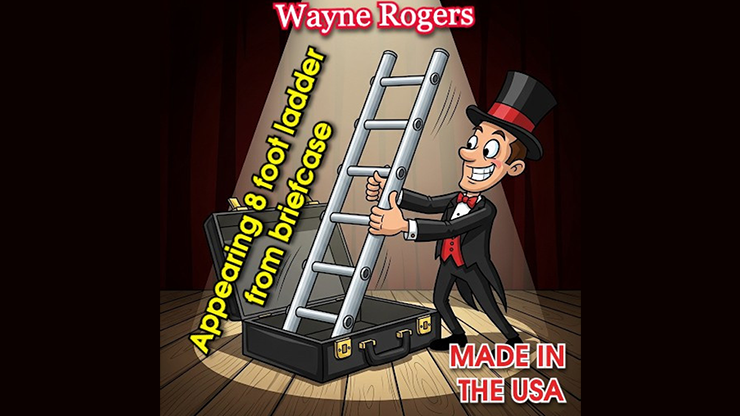 Wayne Rogers Appearing 8 Foot Ladder from Briefcase by Big Guys Magic