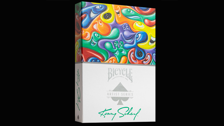 Bicycle Kenny Scharf Purple/Orange Box Set - US Playing Cards