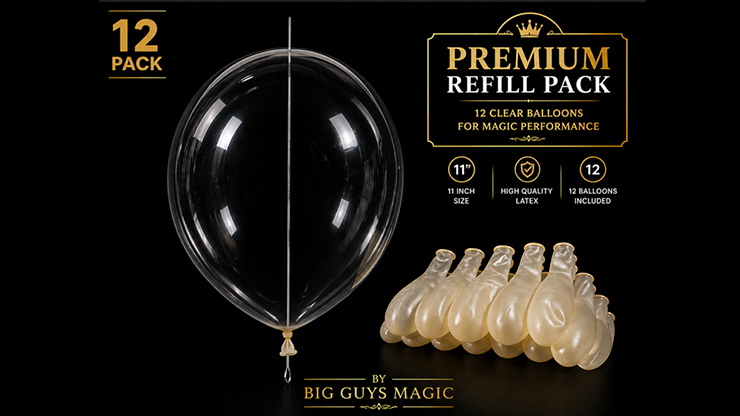 Needle Through Balloon Refill Pack (12 Count) - Big Guy's Magic