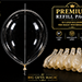 Needle Through Balloon Refill Pack (12 Count) - Big Guy's Magic