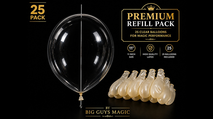 Needle Through Balloon Refill Pack (25 Count) - Big Guy's Magic