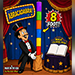 8 Foot Appearing MultiColor Pole - Big Guy's Magic  Coloring Book Kicker Finale