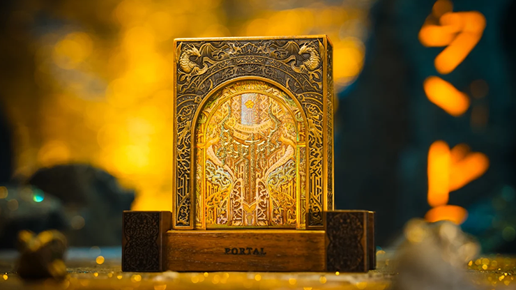 Portal Walnut Boxset Playing Cards - Ark Playing Cards