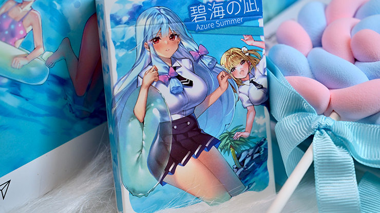 Sweet Cosplay Show  Azure Summer Playing Cards