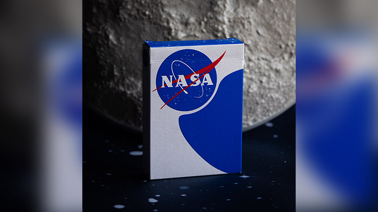 NASA HOLOGRAPHIC FOIL MEATBALL LOGO PLAYING CARDS