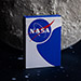 NASA HOLOGRAPHIC FOIL MEATBALL LOGO PLAYING CARDS
