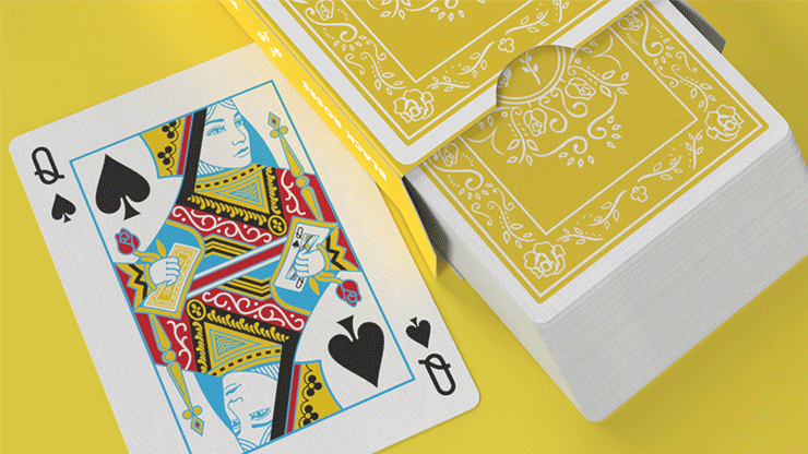 Black Roses Sunny Days Playing Cards