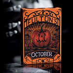 OCTOBER V2 PUMPKIN ORANGE PLAYING CARDS