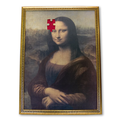 Mona Lisa 2 Magic Puzzle