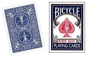 Cartas Doble Respaldo Cartas Bicycle - (azul/azul)