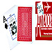 Cartas Aviator - Jumbo Index - Poker (Rojo)