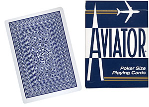 Cartas Aviator - Poker (Azul)