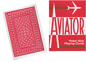 Cartas Aviator - Poker (Rojo)