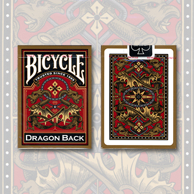 Bicycle Dragon Back Deck (Gold) - USPCC