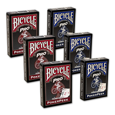 Cartas Bicycle - Pro Poker Peek - 6 PACK (Varios) USPCC