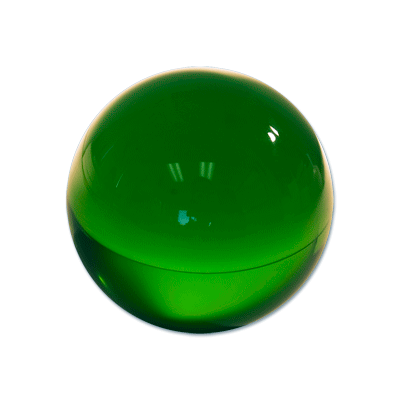 Contact Juggling Ball (Acrilico, FOREST GREEN, 76mm) - Malabares