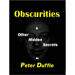 OBSCURITIES BY PETER DUFFIE EBOOK DOWNLOAD OBSCURITIES BY PETER DUFFIE EBOOK DOWNLOAD