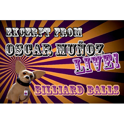 Billiard Balls - Oscar Munoz (Excerpt from Oscar Munoz Live) - VIDEO DESCARGA