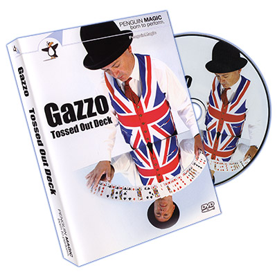 Gazzo Tossed Out Deck DVD(con Cartas Azul) - Gazzo